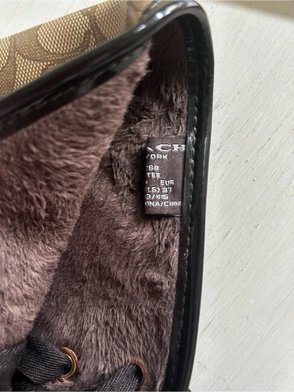 Coach soft plush